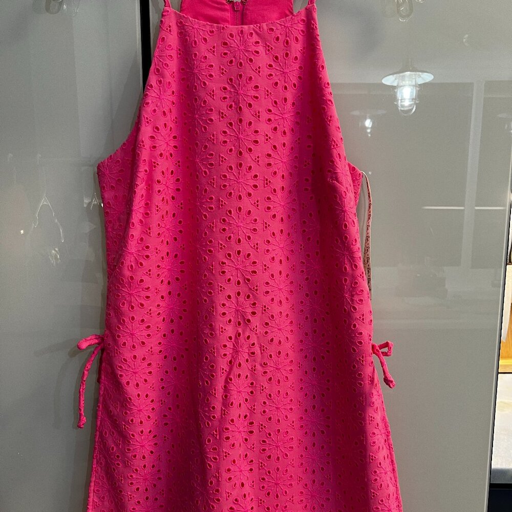 Lilly Pulitzer Pearl Pink Eyelet Romper Skort Dress Size 0